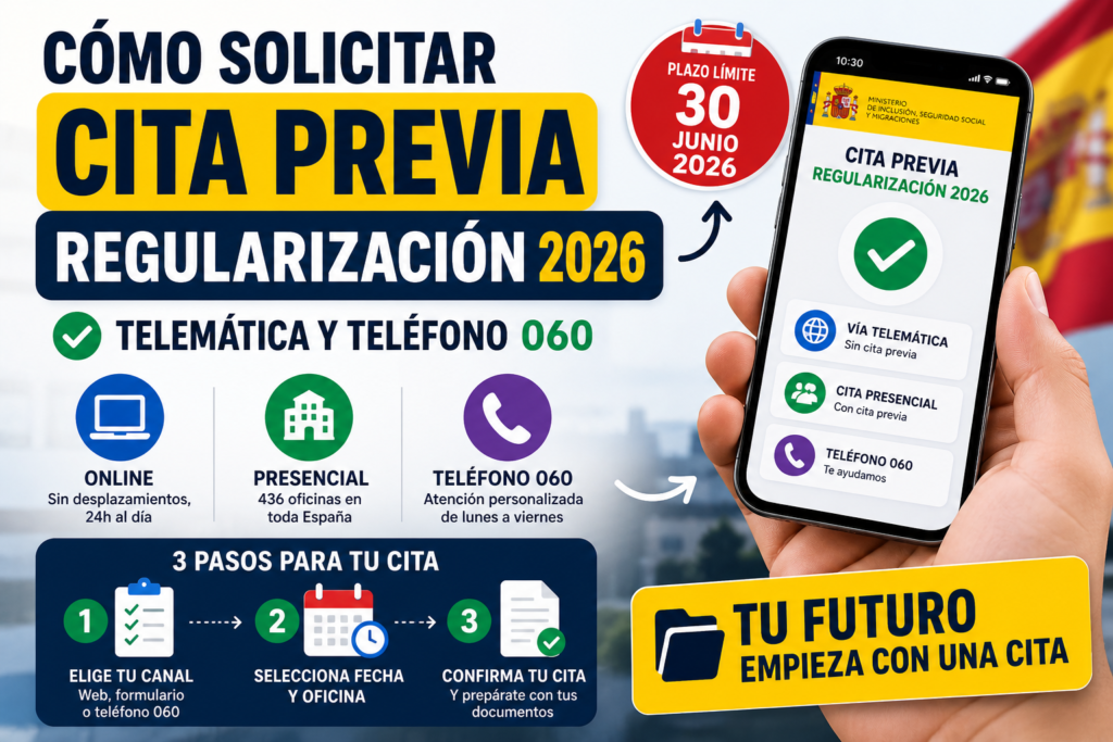 cita previa regularización 2026